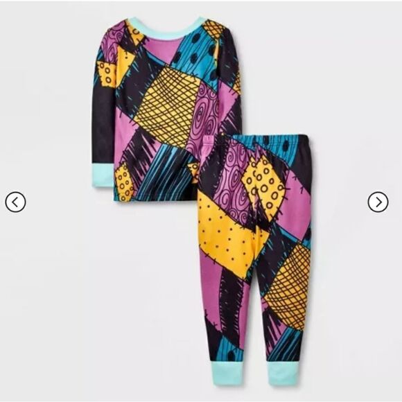 New Toddler Girl's "The Nightmare before Christmas" Sally pajama set - Picture 1 of 7